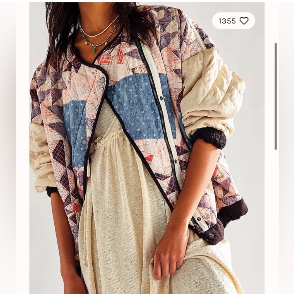 Free People Rudy Quilted Bomber